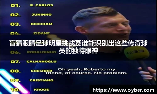 盲猜眼睛足球明星挑战赛谁能识别出这些传奇球员的独特眼神